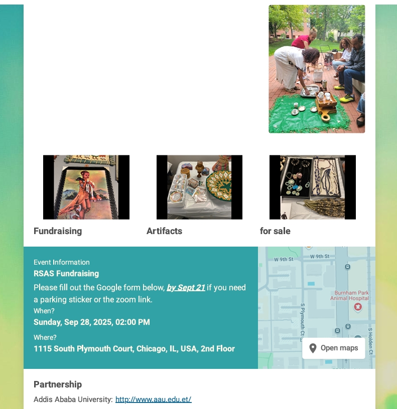 RSAS Fundraiser 2022